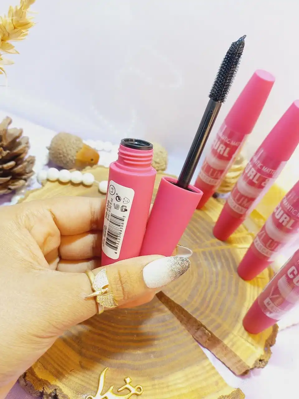 ریمل پرطرفدار پوکه صورتی رومانتیک مات Romantic Matte کد HB8308