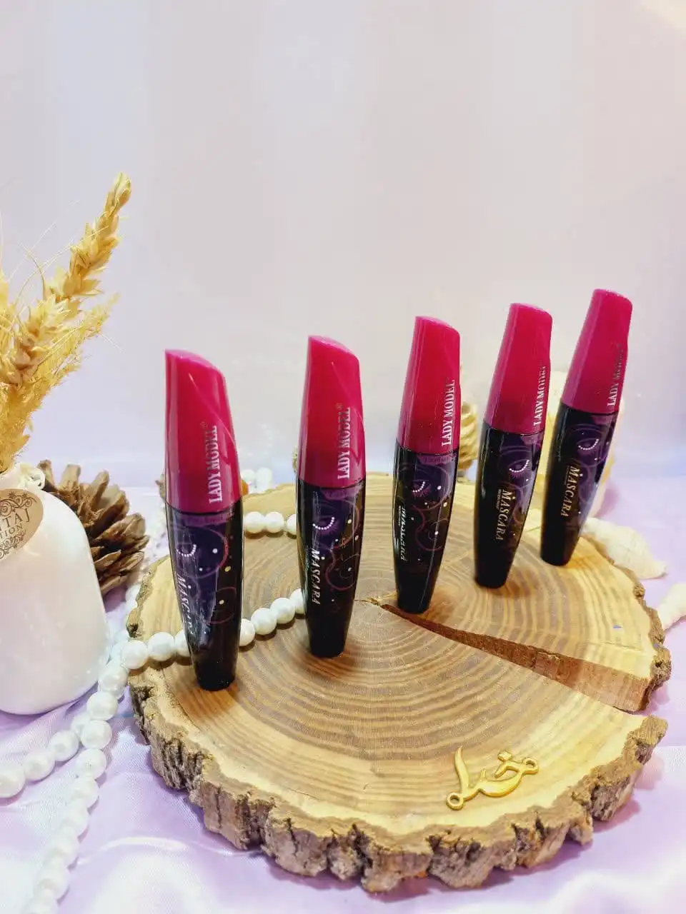 ریمل مشکی سر بنفش ضد آب برند ماسکارا Mascara کد LM193