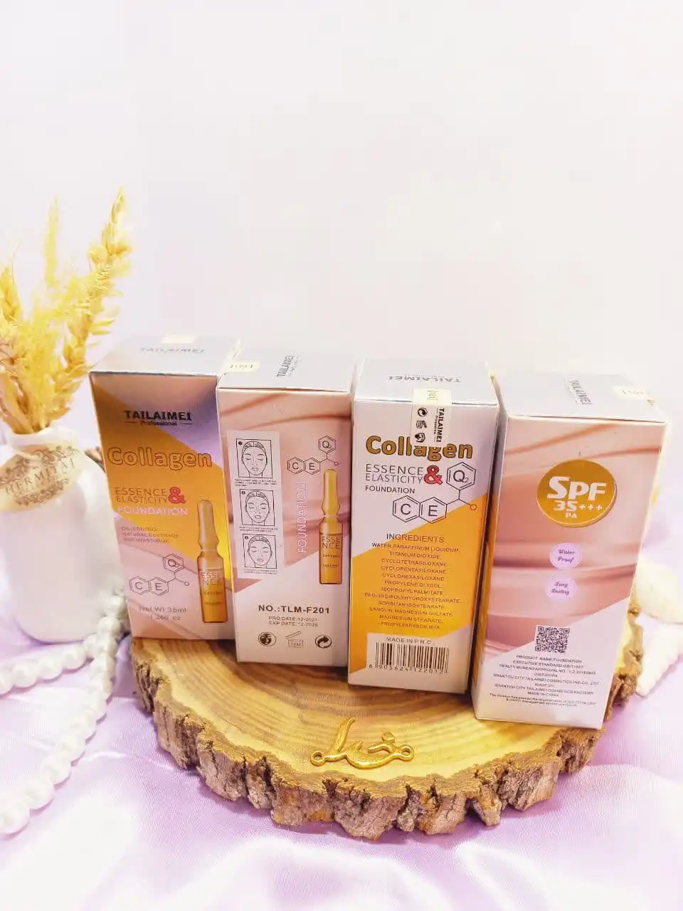کرم پودر کلاژن برند تایلامی Tailaimel کد TLMF201