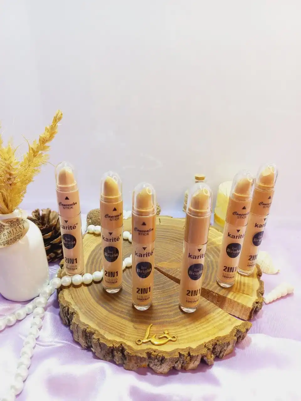 کانسیلر دو کاره جامد و مایع برند کاریته Karite کد 68142