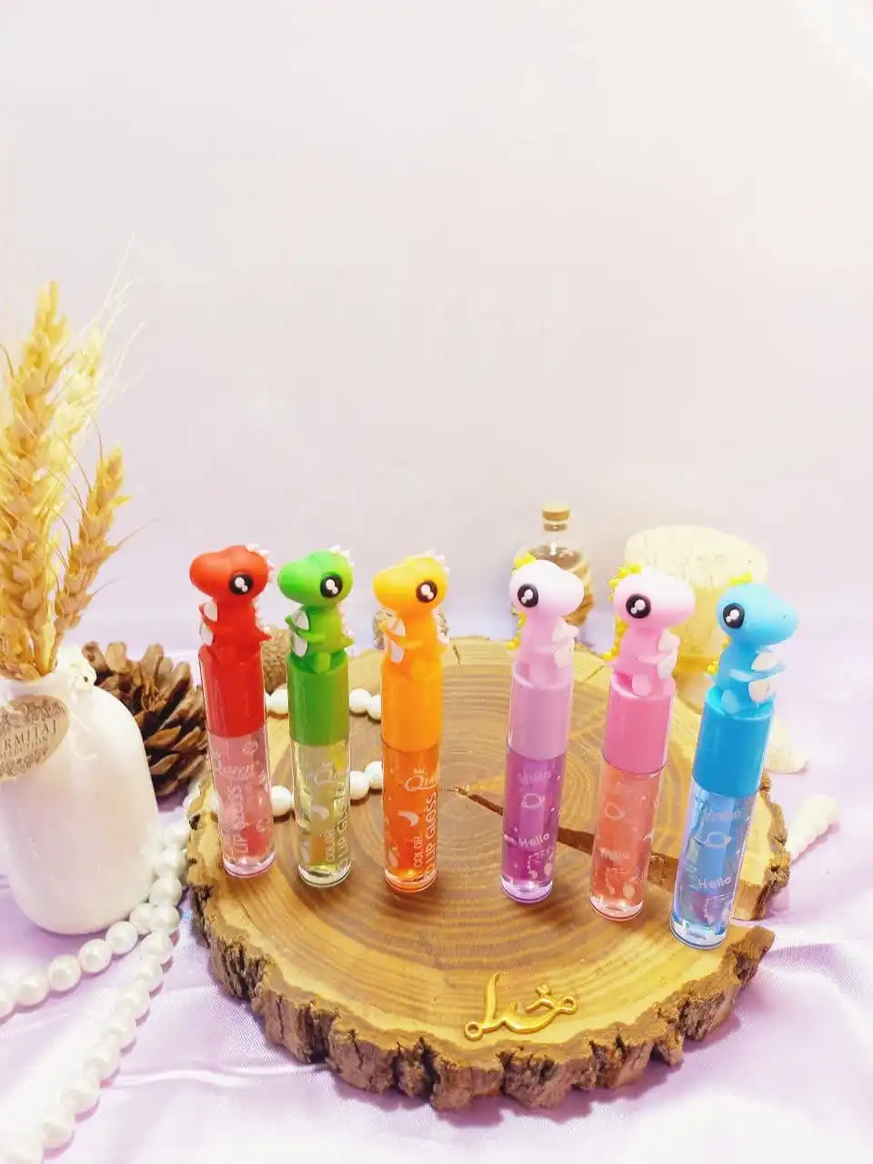 لیپ گلاس حرارتی طرح دایناسور برند مینی کویین Mini Queen کد MQ3045