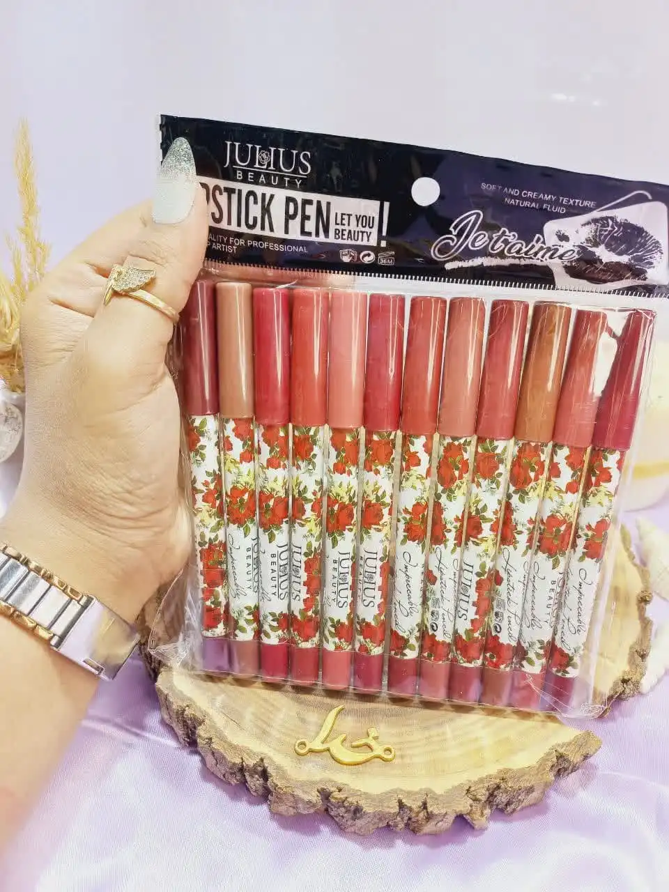 رژ مدادی پرطرفدار مدل جولیوس JULIUS بسته 12 عددی | پخش عمده