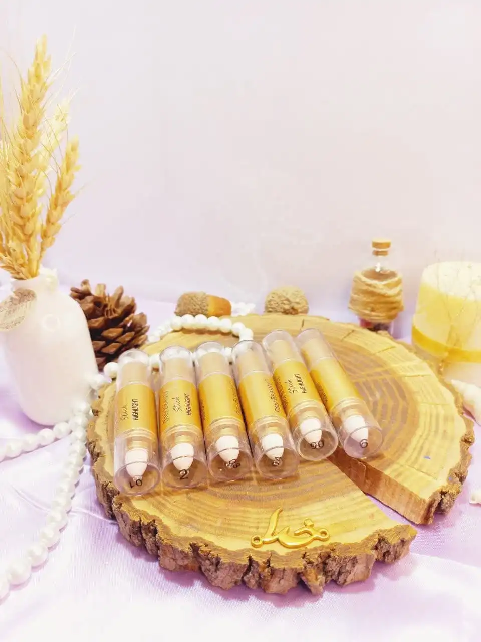 هایلایتر شاین دار دو طرفه پد دار اونلی بیوتی  Only Beauty کد H017