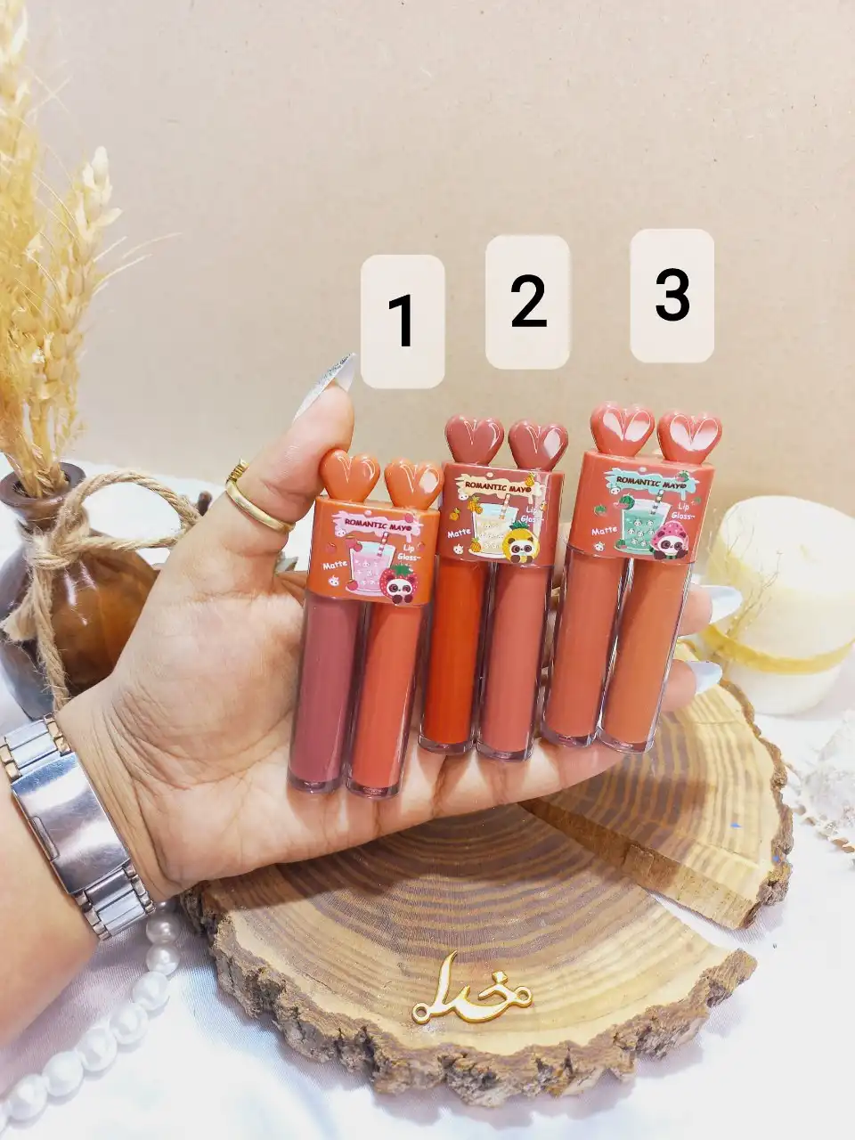 رژ مایع پرطرفدار دو قلو رومانتیک می ROMANTIC MAY کد YR862NU