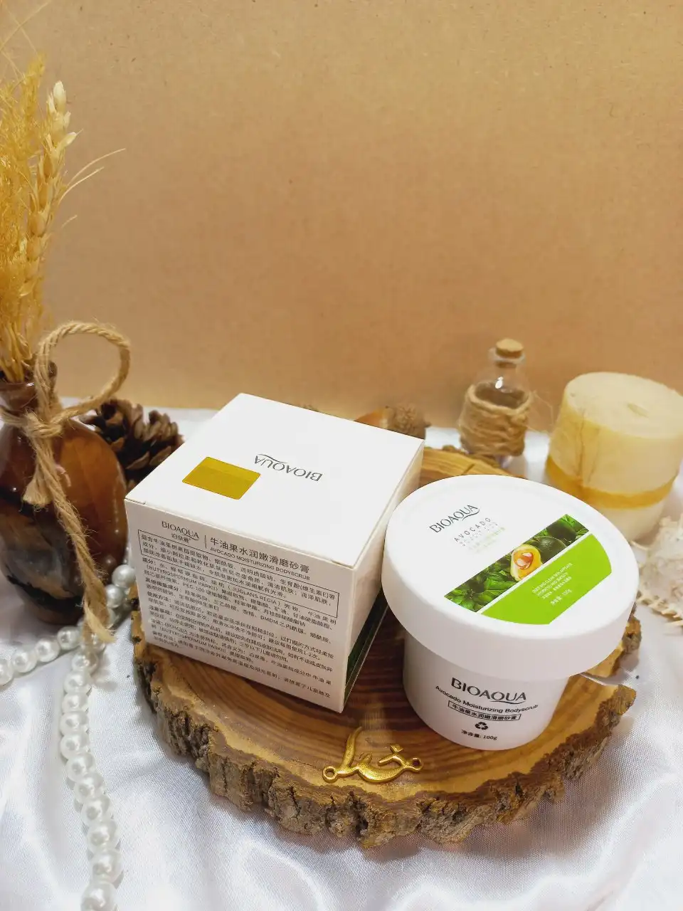 اسکراب بدن کاسه ای آووکادو بیوآکوا BIOAQUA کد BQY47279 | پخش عمده