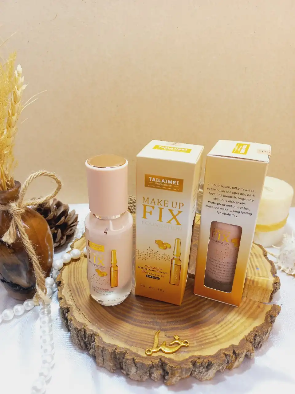 کرم پودر پرطرفدار پایه میکاپ فیکس تایلامی Tailaimei کد TLMF182