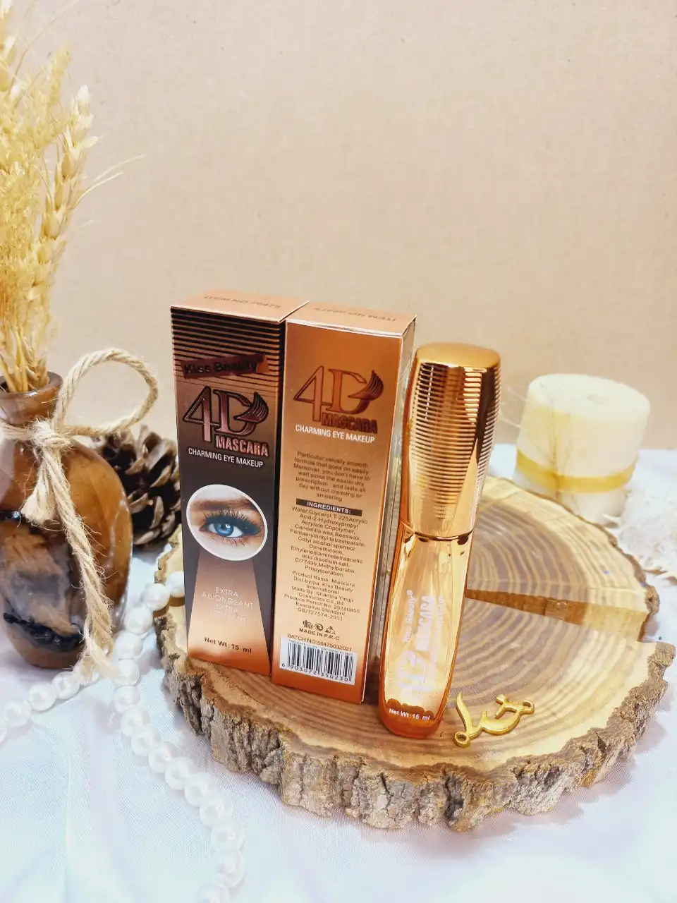 ریمل پرطرفدار 4 بعدی کیس بیوتی KISS BEAUTY کد 56475