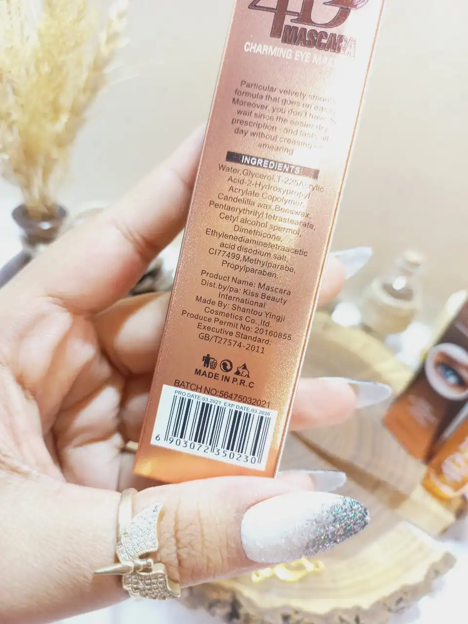 ریمل پرطرفدار 4 بعدی کیس بیوتی KISS BEAUTY کد 56475