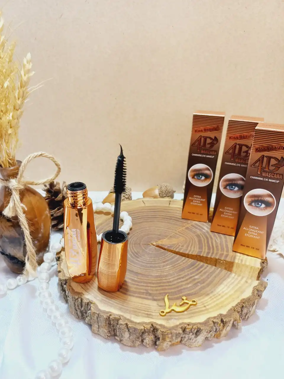 ریمل پرطرفدار 4 بعدی کیس بیوتی KISS BEAUTY کد 56475