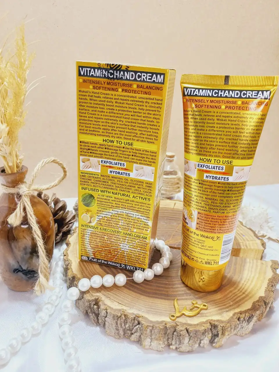 کرم دست بی نظیر 100 درصد اورجینال وکالی Wokaly کد WKL711