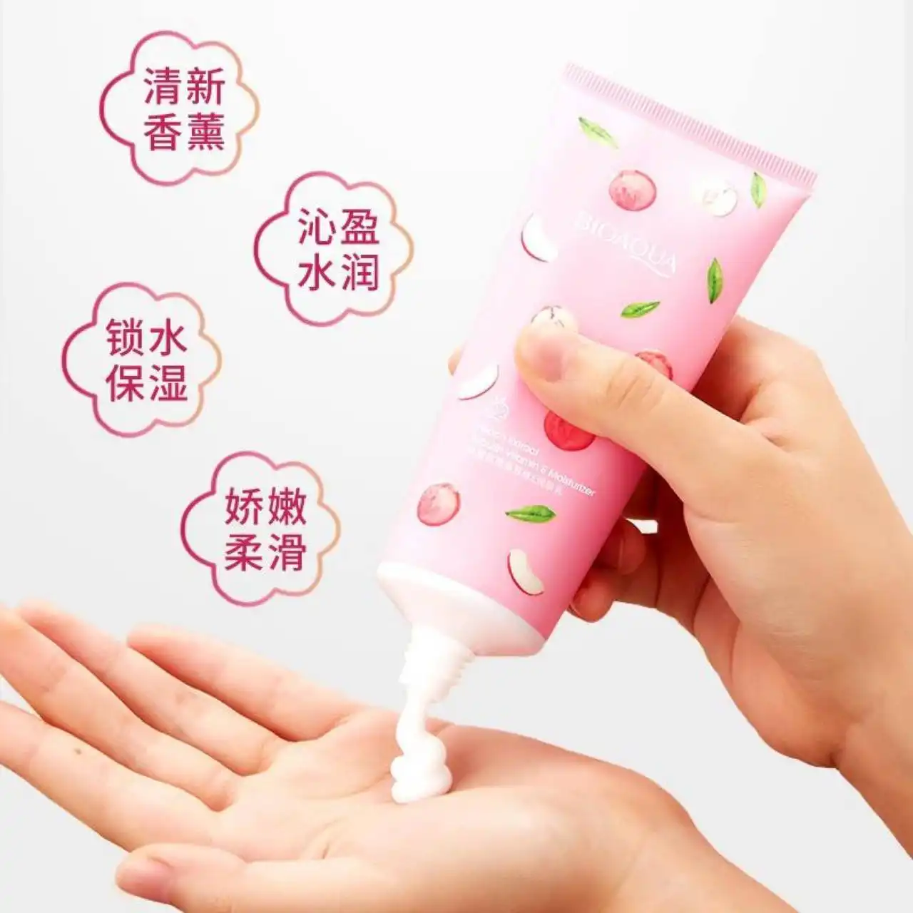 لوسیون بدن تیوپی هلو بیوآکوا BIOAQUA کد BQY72004