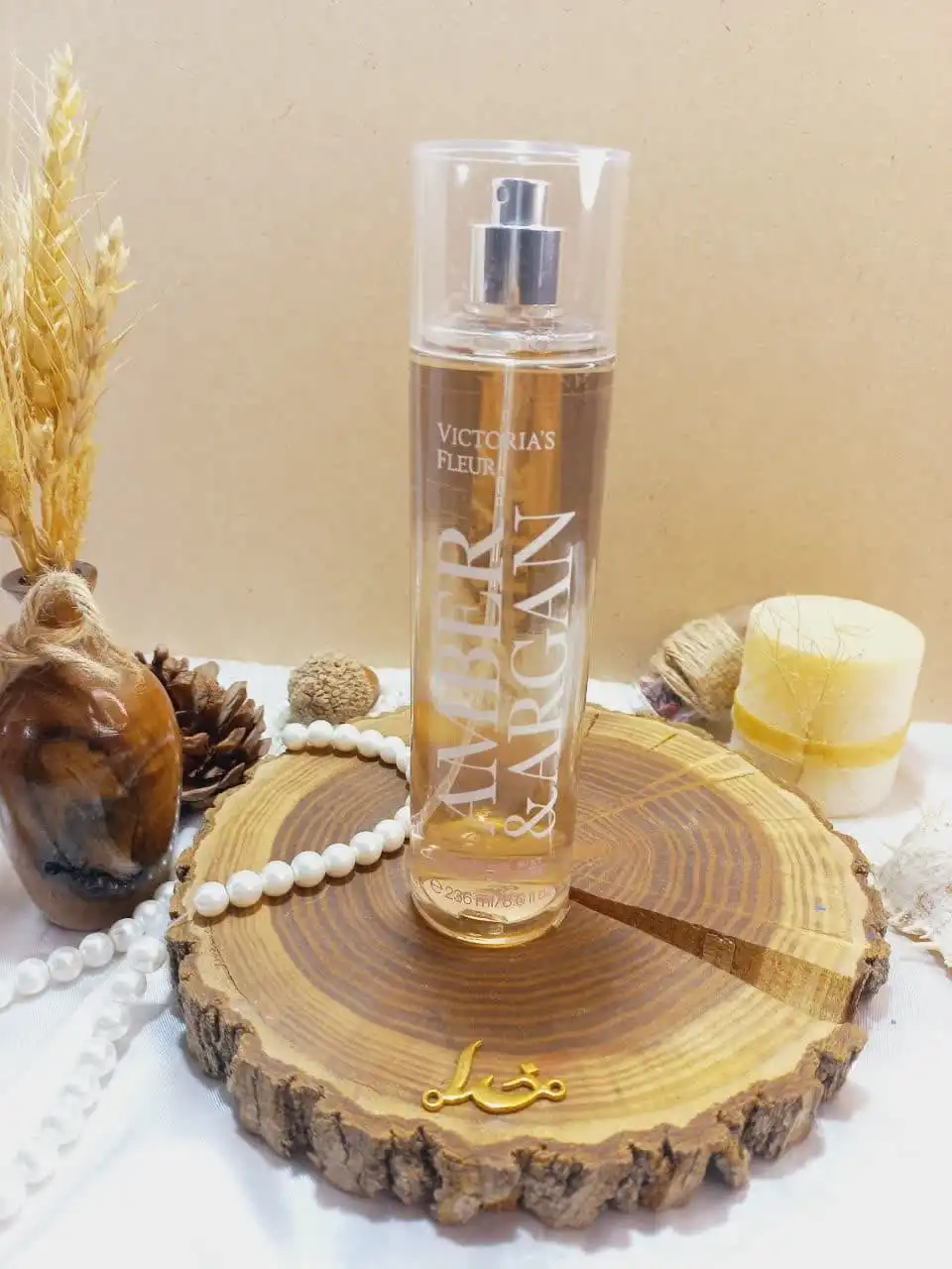 بادی اسپلش مدل AMBER ARGAN حجم 236 میل ویکتوریا فلور اورجینال