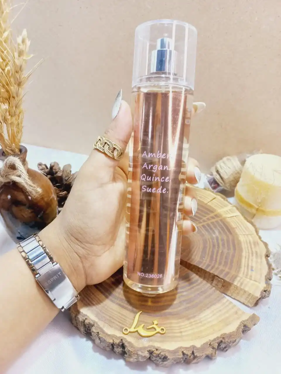 بادی اسپلش مدل AMBER ARGAN حجم 236 میل ویکتوریا فلور اورجینال