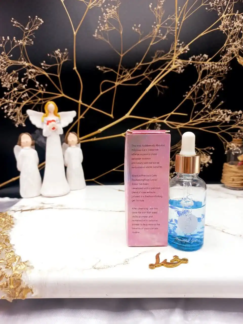 سرم صورت روشن کننده ضد لک و ابرسان هدی بیوتی ( آبی )