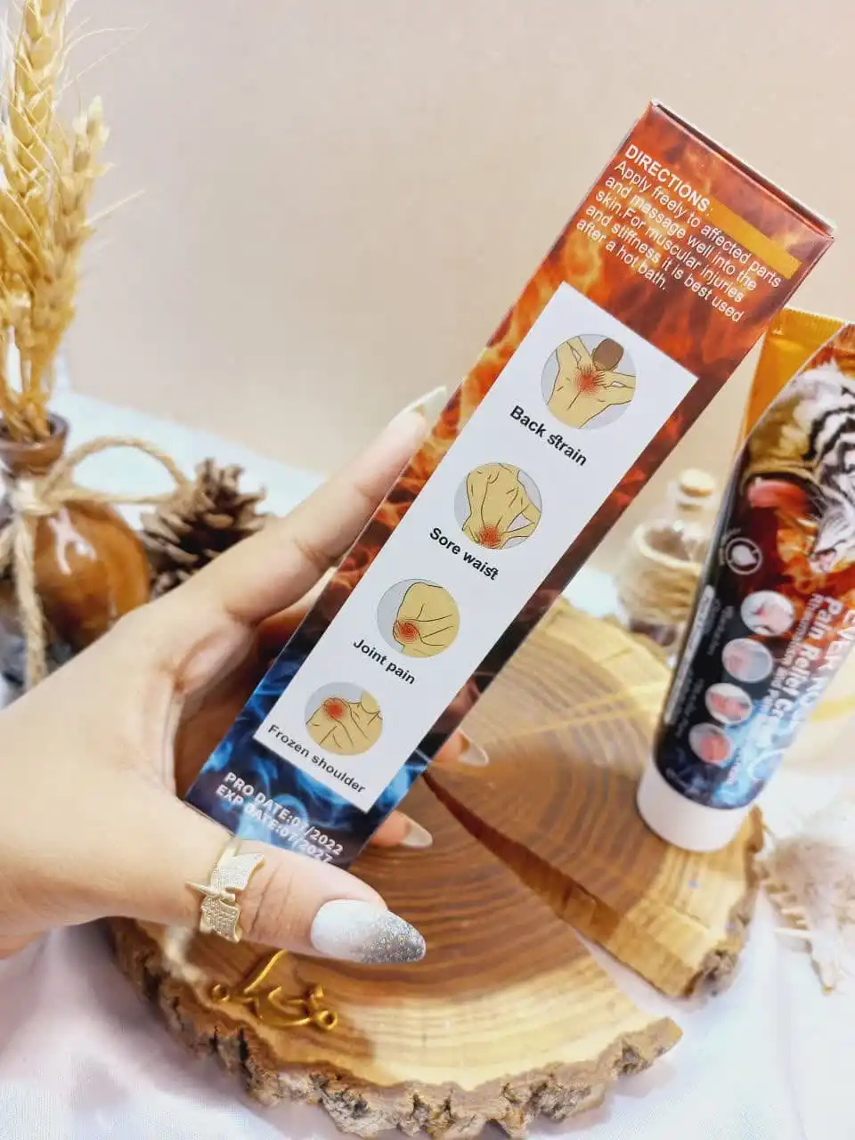 کرم درمانی تسکین دهنده سریع درد عضلانی و درد های روماتیسمی ایور روزا EVER ROSA کد 25002 | پخش عمده