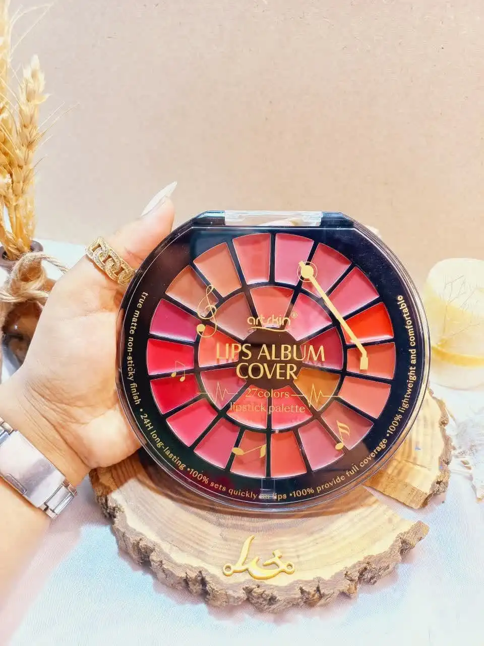 پالت رژ لب 27 رنگ دایره ای آرت اسکین Artskin کد AS972120