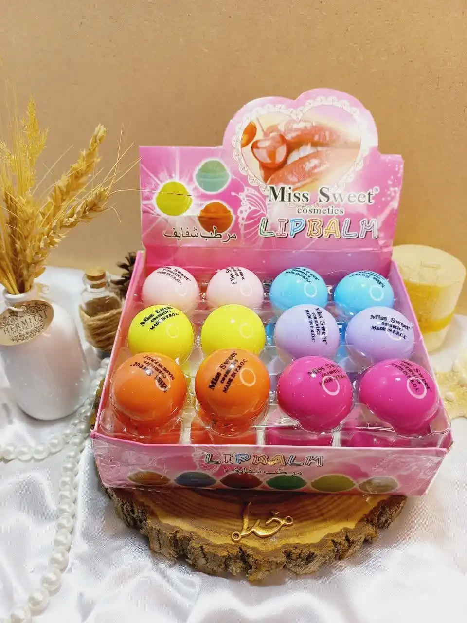 بالم لب رنگارنگ میس سویت MISS SWEET کد YD50281