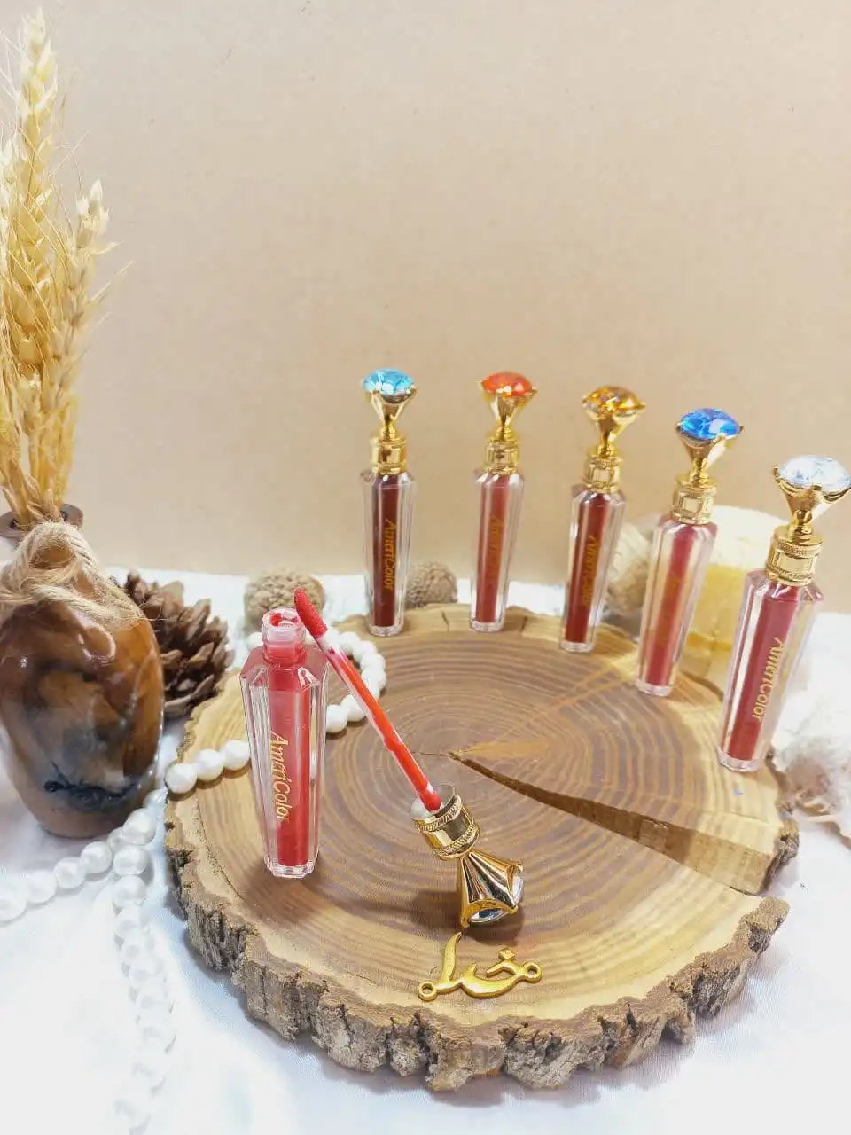 رژ لب مایع طرح الماسی برند AMERICOLOR کد YL2232