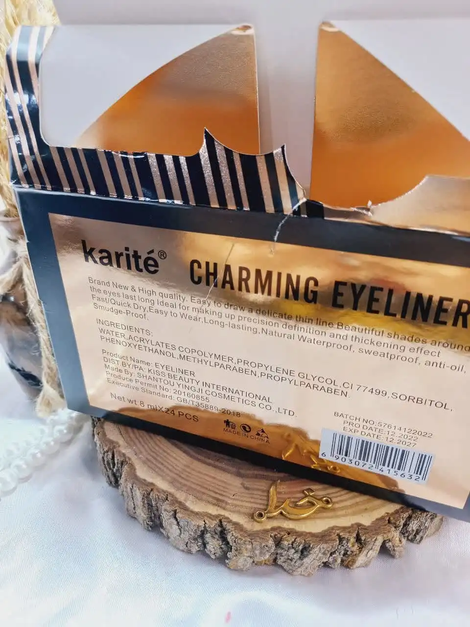 خط چشم پر طرفدار مویی مدل قلبی کاریته KARITE اصلی کد 57614 | پخش عمده