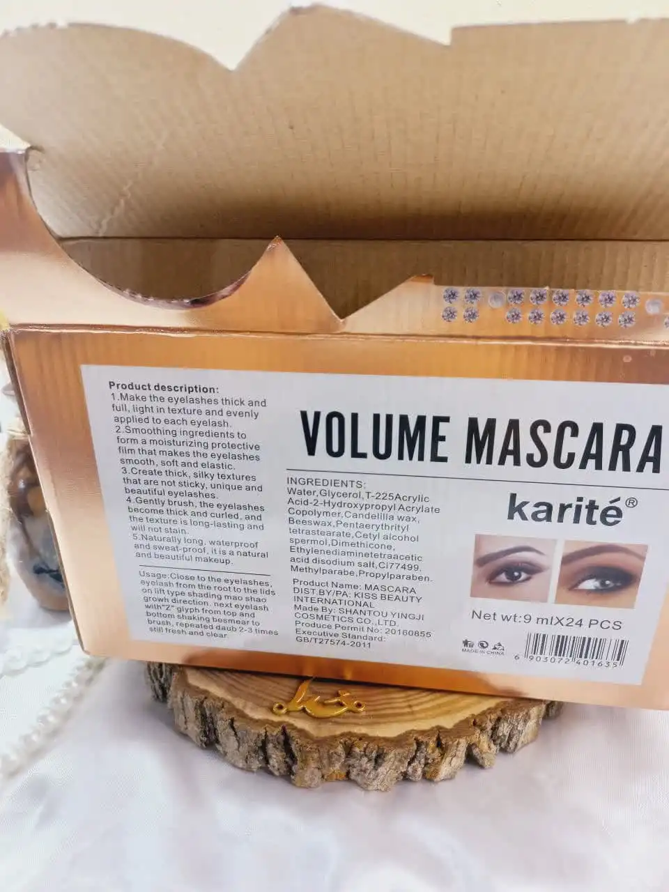 ریمل پر طرفدار طرح نگینی کاریته KARITE اصلی کد 56697