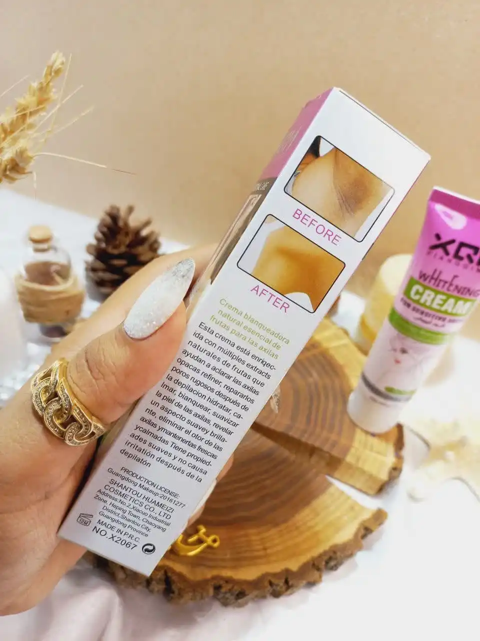 کرم رفع تیرگی و روشن کننده نقاط حساس بدن  XQM 50 mil کد 2067