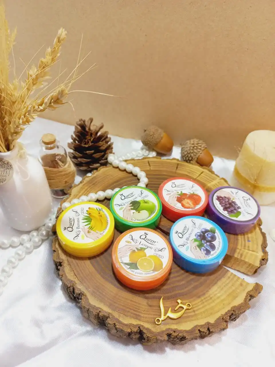 پد مخصوص لاک پاک کن بدون استون برند کویین Queen کد 8009