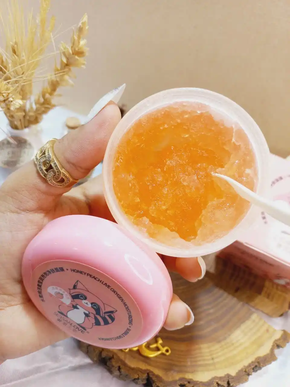 ماسک صورت خاک رس و هلو سرسان لاو کد xg0681