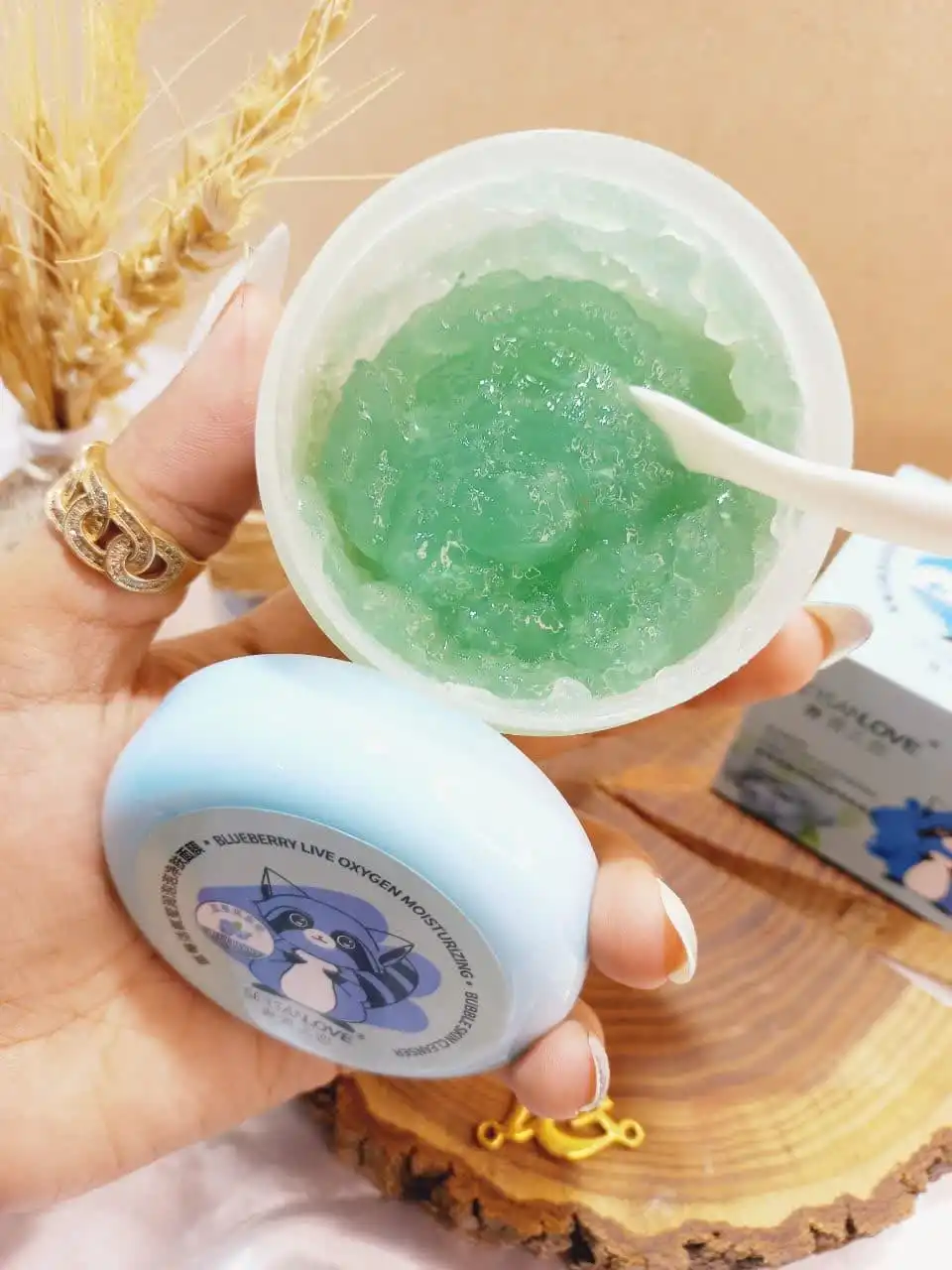 ماسک صورت خاک رس و بلوبری سرسان لاو کد xg0698