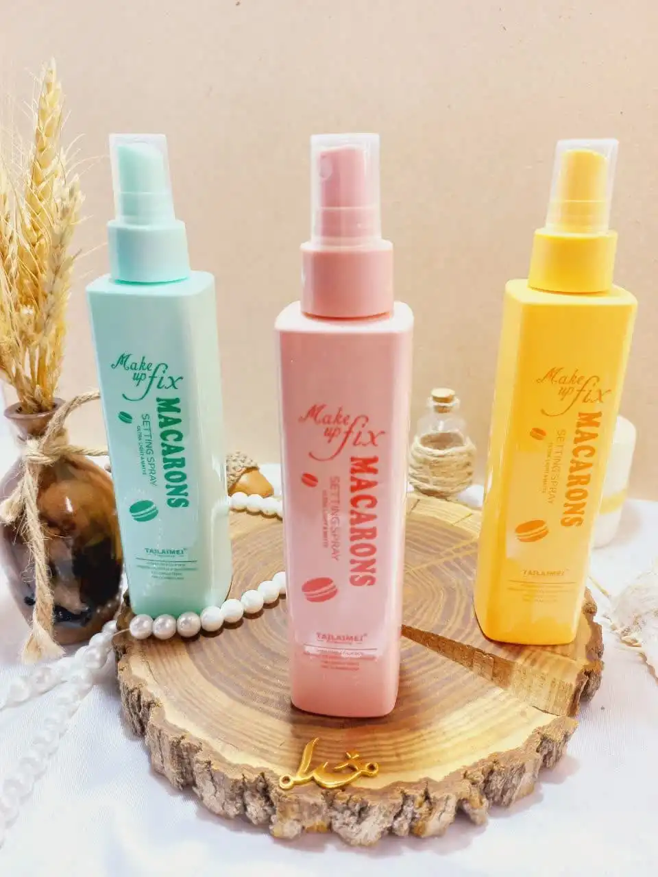 اسپری فیکس میکاپ طرح ماکارون 180میل تایلامی Tailaimei  کد TLM_SS019