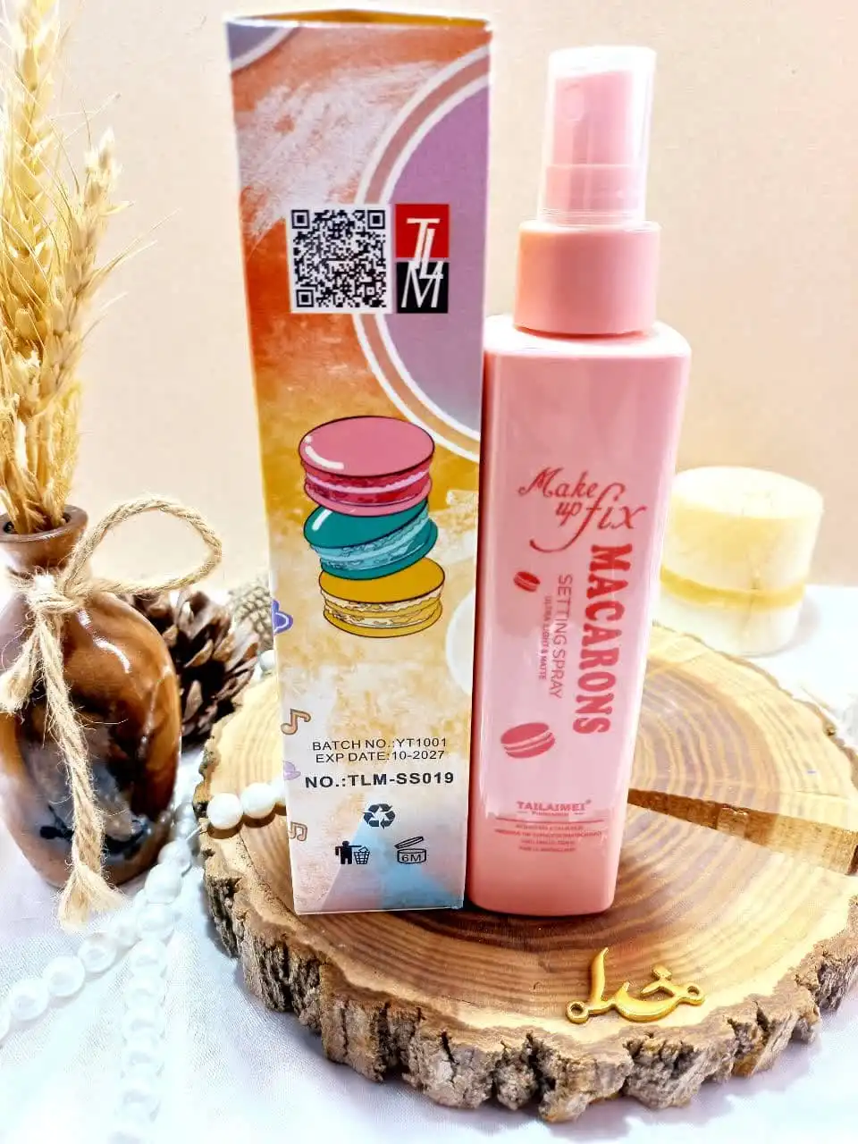 اسپری فیکس میکاپ طرح ماکارون 180میل تایلامی Tailaimei  کد TLM_SS019