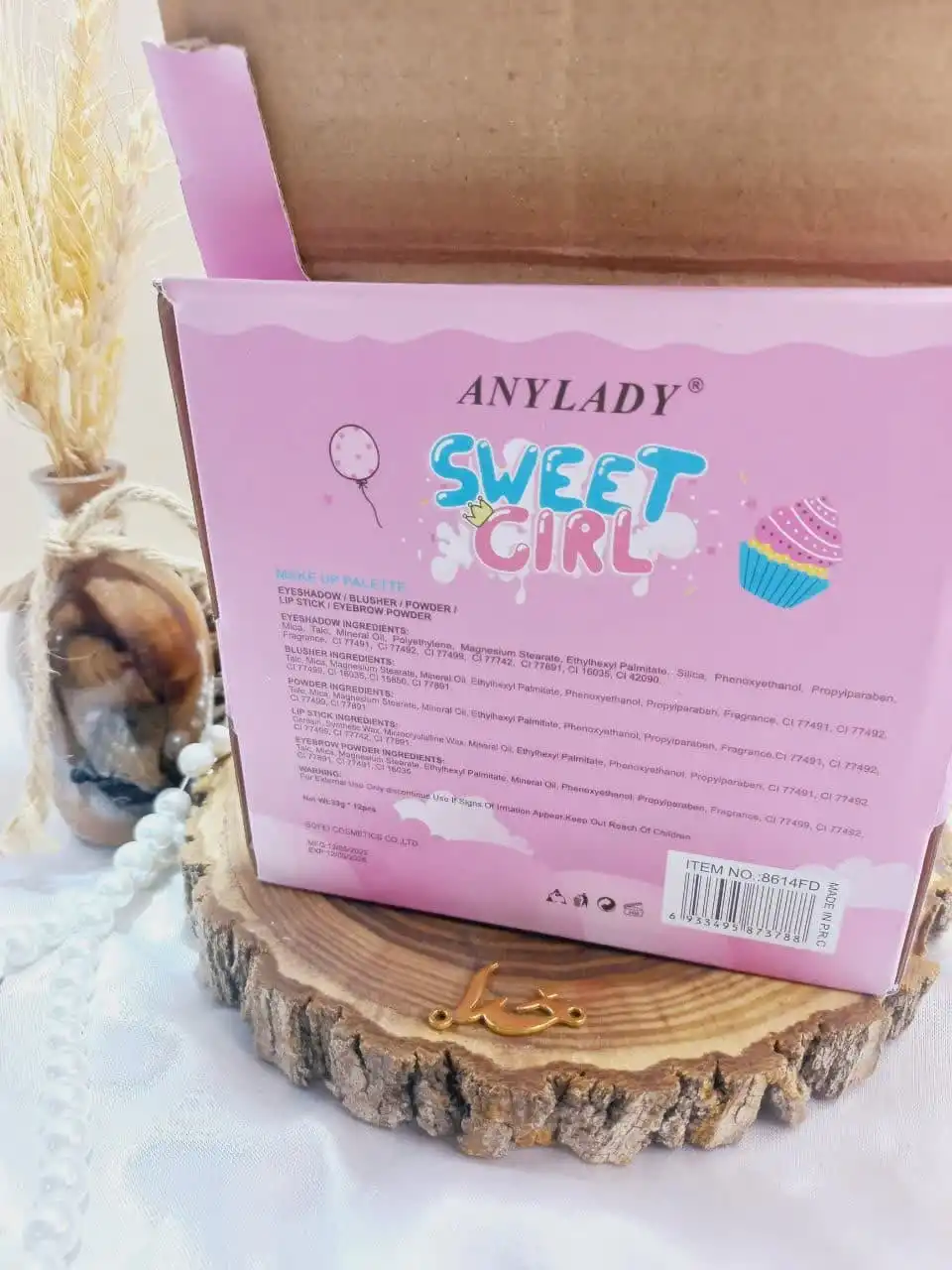 پالت سایه کیفی کوچک برند آنالیدی ANYLADY کد 8614FD