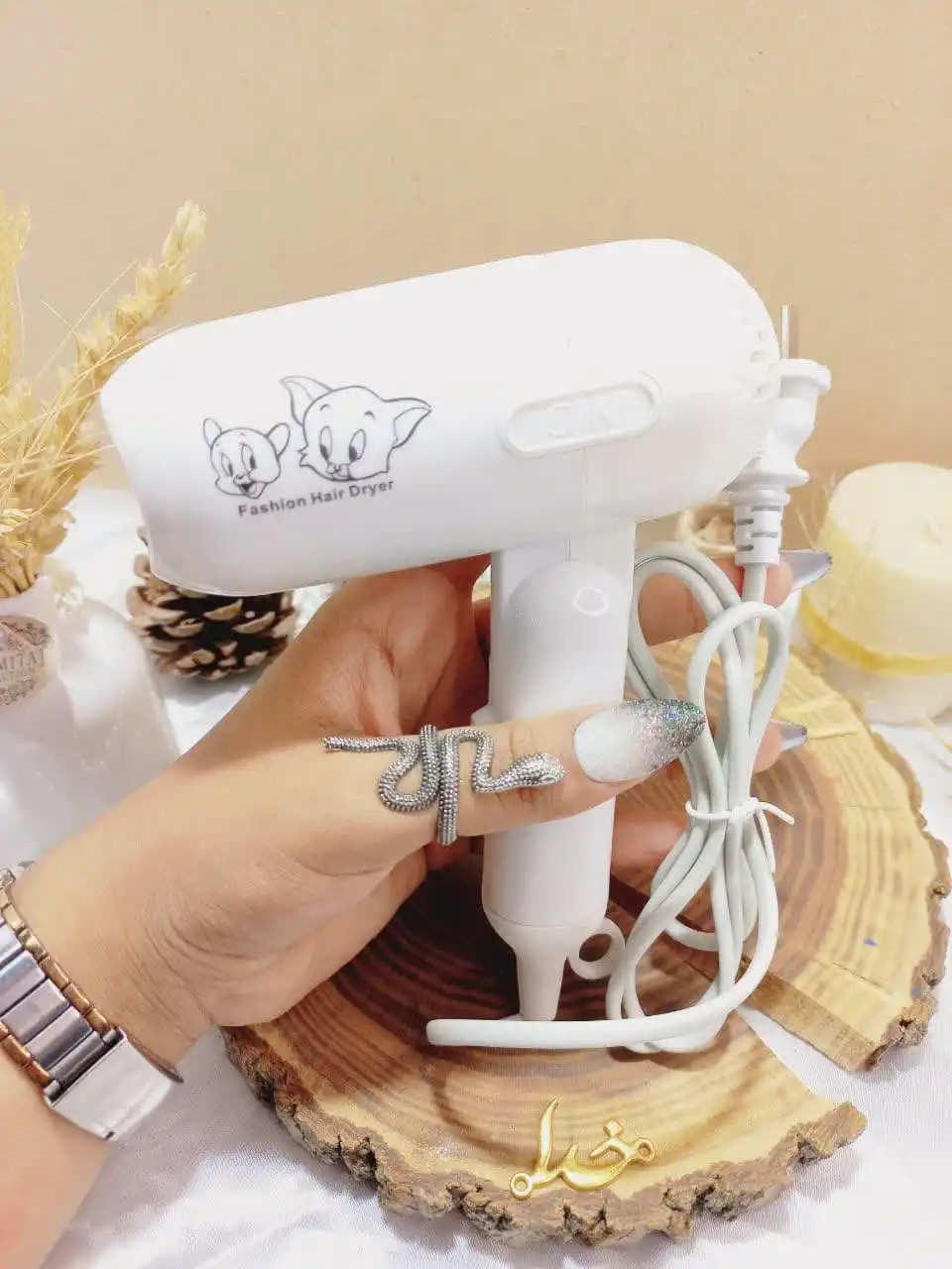 سشوار مسافرتی تاشو فانتزی با کیفیت دخترانه جدید | پخش عمده