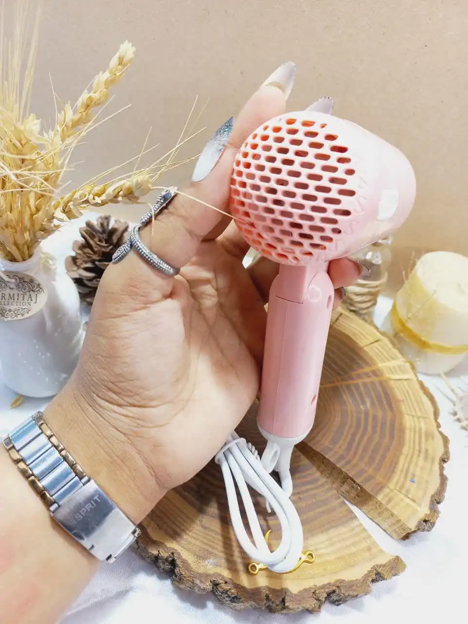 سشوار مسافرتی تاشو فانتزی با کیفیت دخترانه جدید | پخش عمده