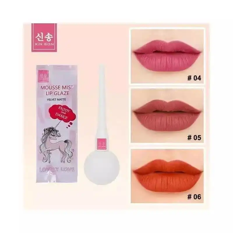 رژ مایع تک شاخ مات مخملی MOUSSE MIST