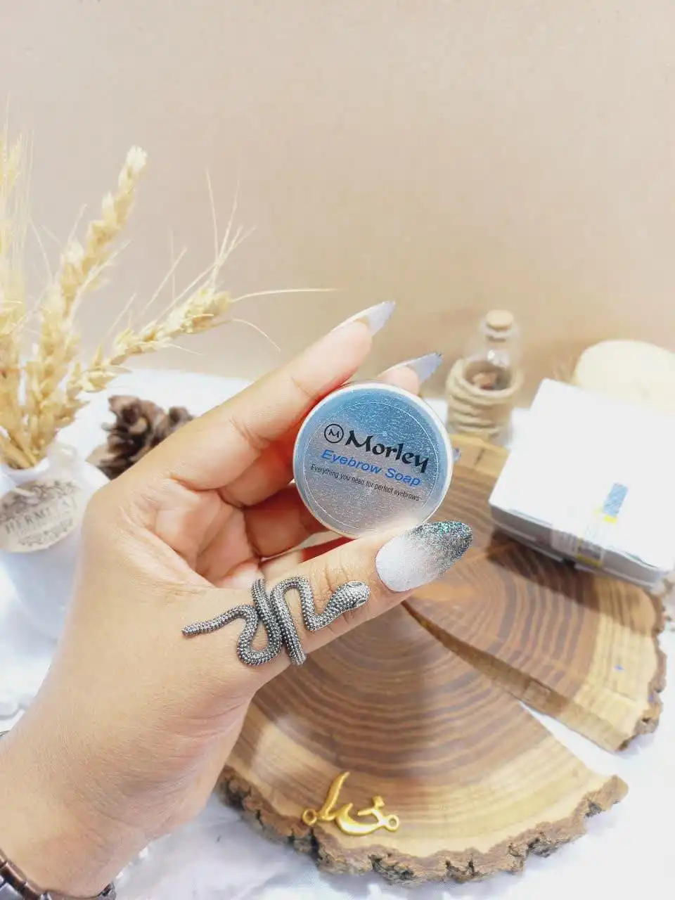 صابون ابرو حاوی روغن آووکادو و روغن نارگیل مورلی MORLEY ( اصلی )