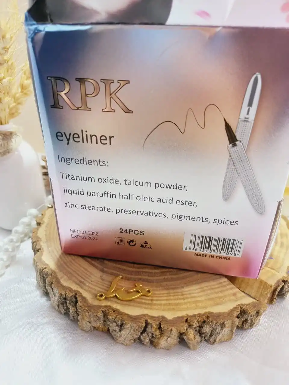 خط چشم ضد آب پرطرفدار نگین دار RPK | پخش عمده