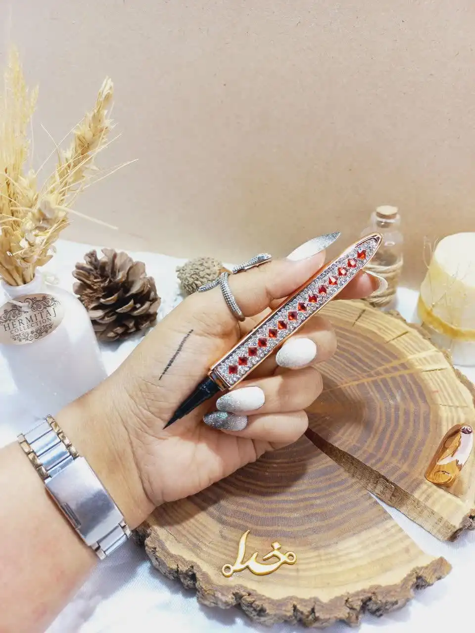 خط چشم ضد آب پرطرفدار نگین دار RPK | پخش عمده