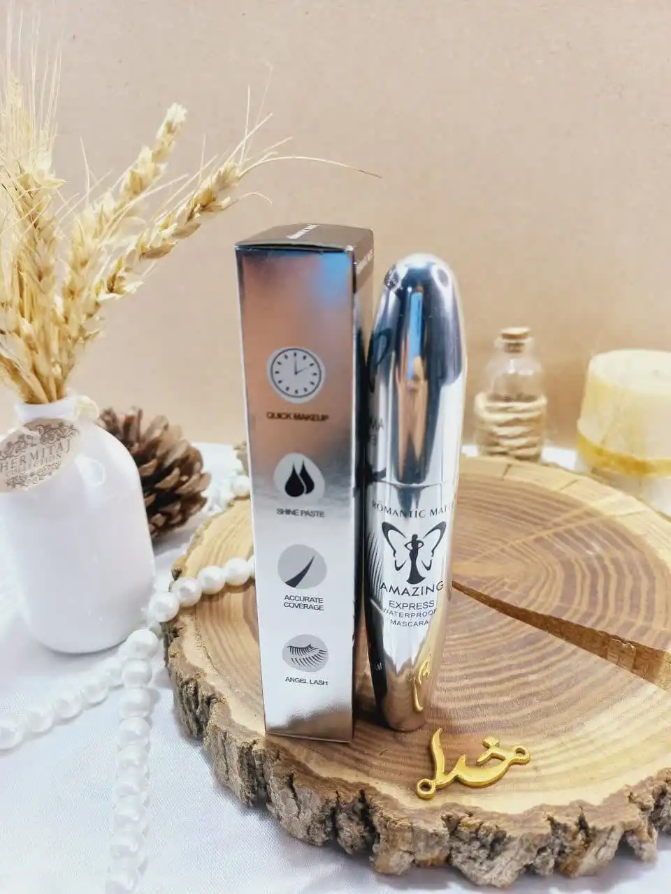 ریمل مشکی پوکه فلزی برند رومانتیک مات ROMANTIC MATTE کد M014