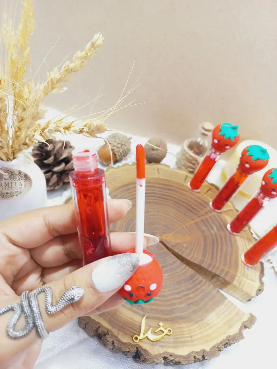 تینت لب طرح توت فرنگی مینی کویین MINI QUEEN کد CB9022