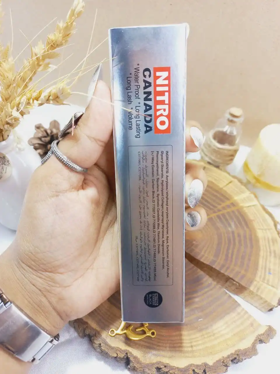 ریمل مشکی پوکه نقره ای نیترو کانادا درجه یک کد NTM42215