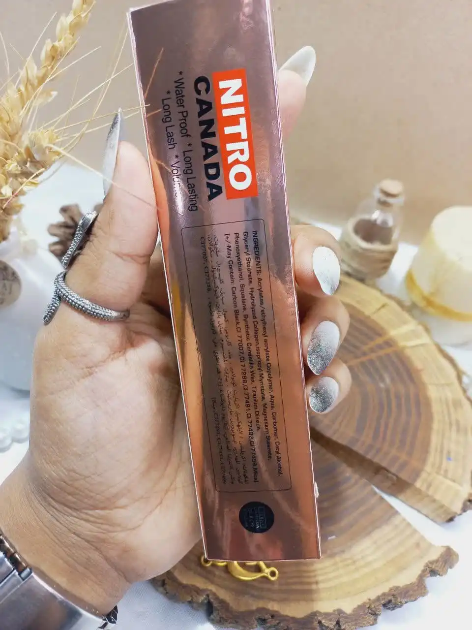 ریمل مشکی پوکه طلایی نیترو کانادا درجه یک کد NTM41015