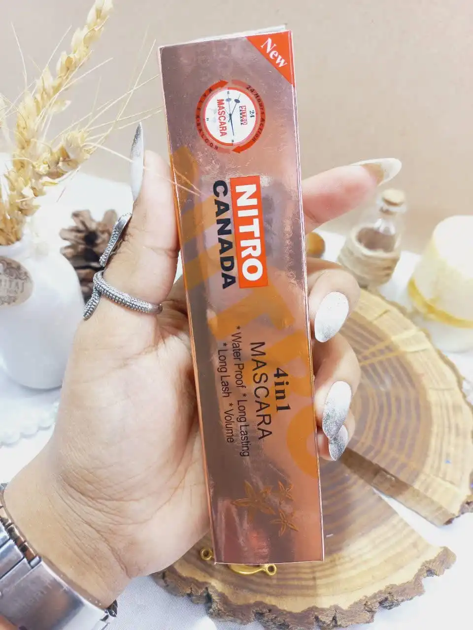 ریمل مشکی پوکه طلایی نیترو کانادا درجه یک کد NTM41015