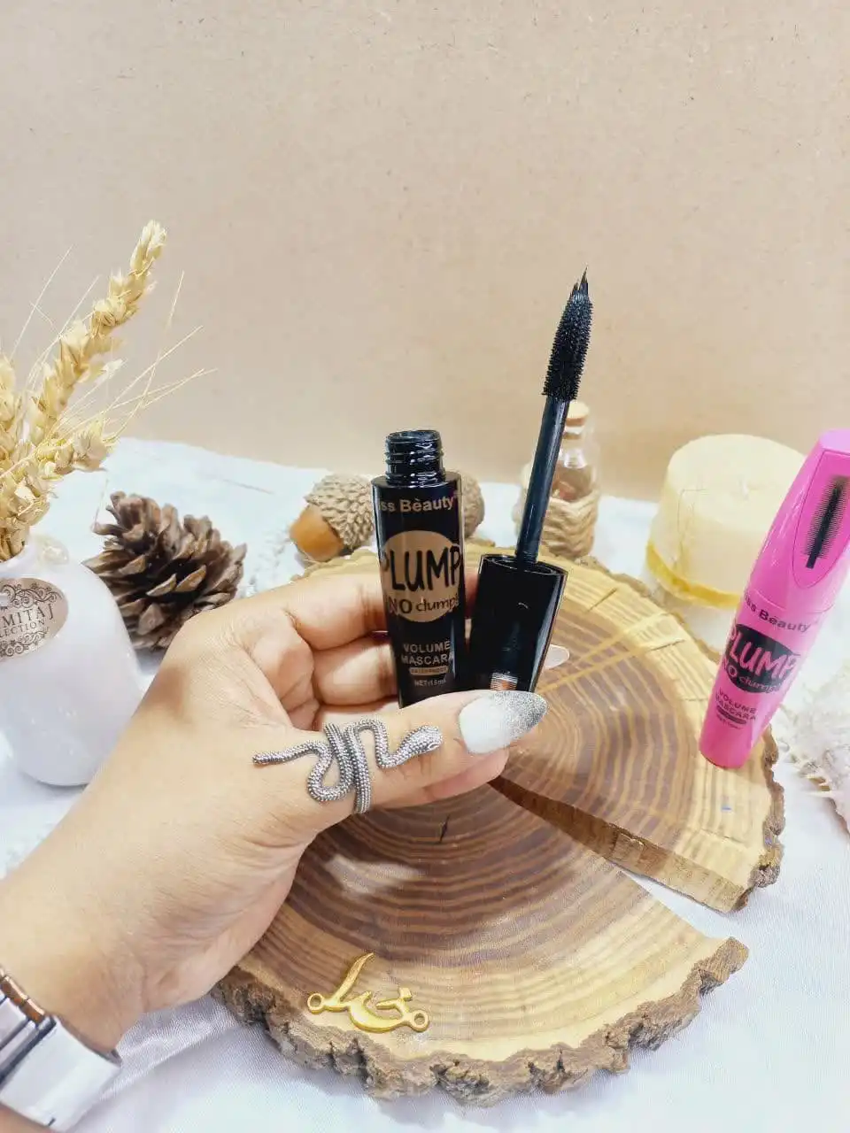 ریمل پرطرفدار PLUMP NO CLUMP  برند کیس بیوتی KISS BEAUTY کد 56224