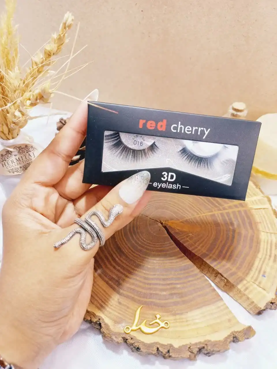 مژه مصنوعی RED CHERRY 3D EYELASH کد JM531