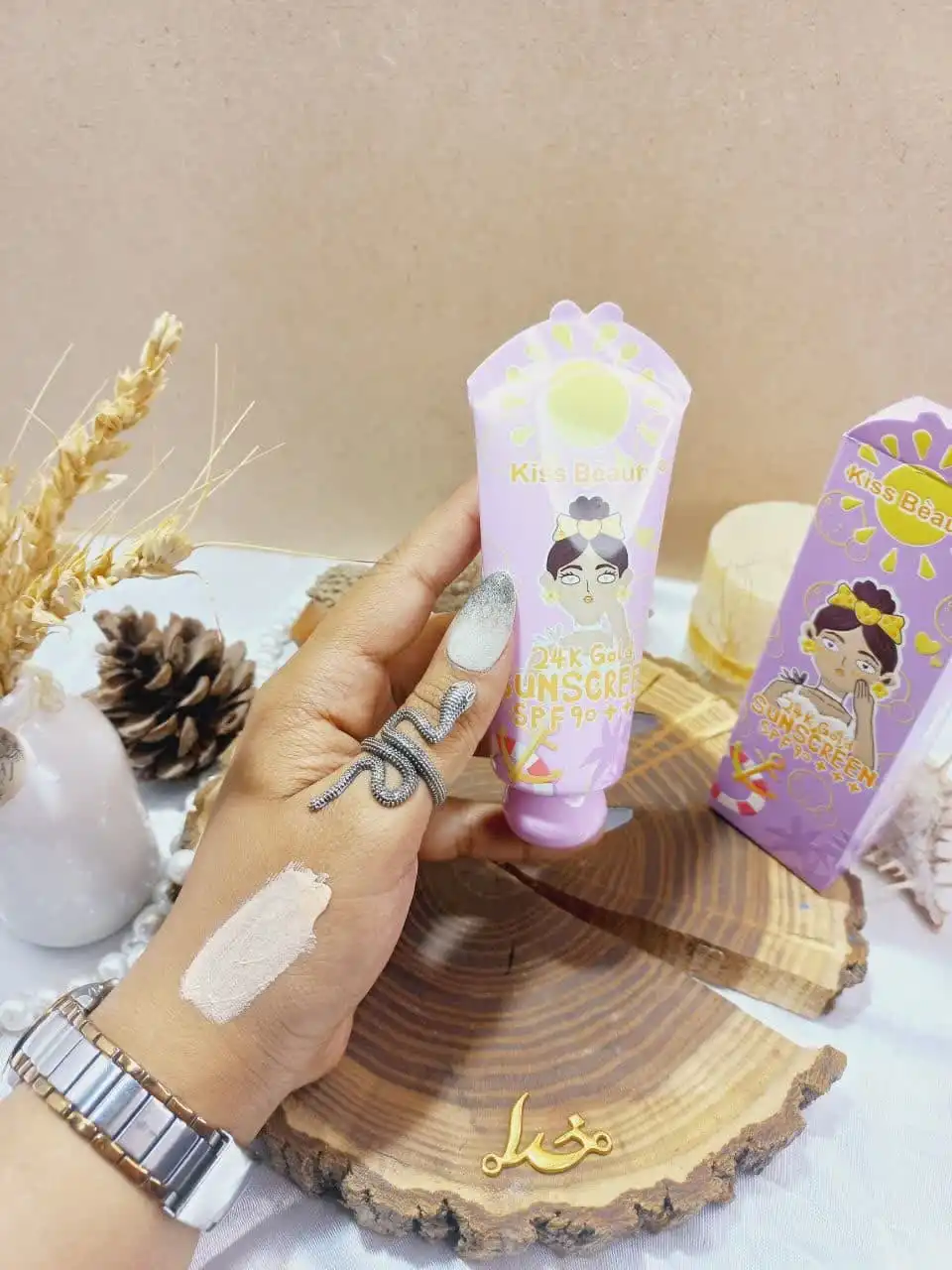 ضد آفتاب بچه SPF90 برند کیس بیوتی KISS BEAUTY کد 68615