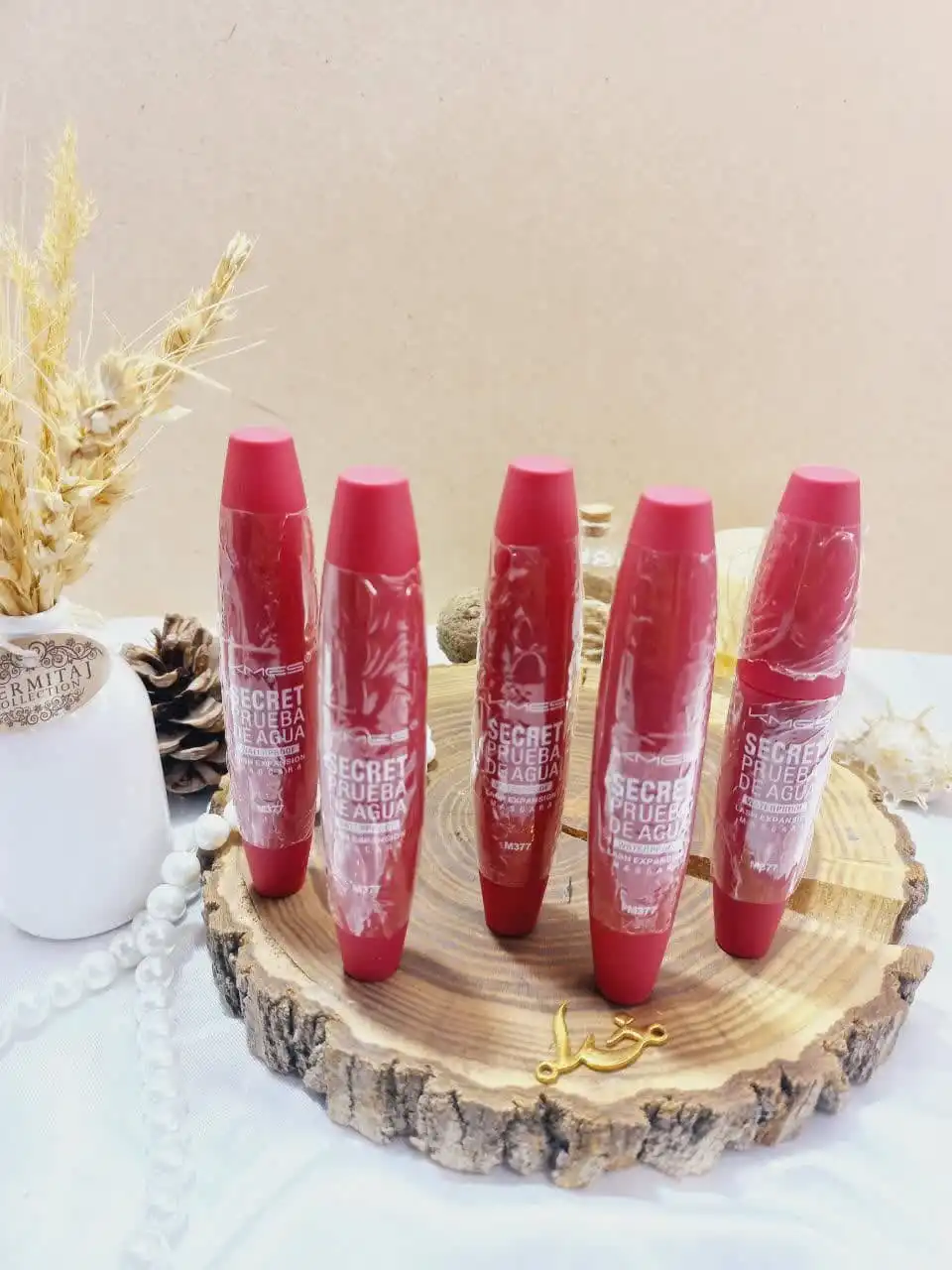 ریمل پرطرفدار ضد آب مشکی پوکه صورتی ماسکارا MASCARRA کد M377