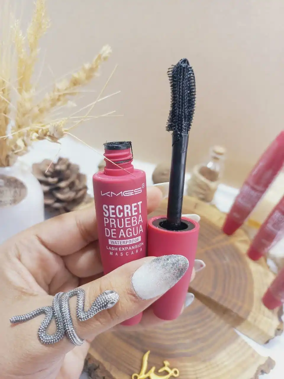 ریمل پرطرفدار ضد آب مشکی پوکه صورتی ماسکارا MASCARRA کد M377