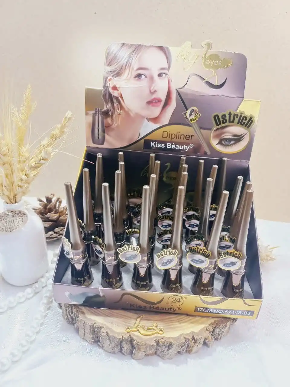 خط چشم پرطرفدار شترمرغ برند کیس بیوتی KISS BEAUTY کد 57446