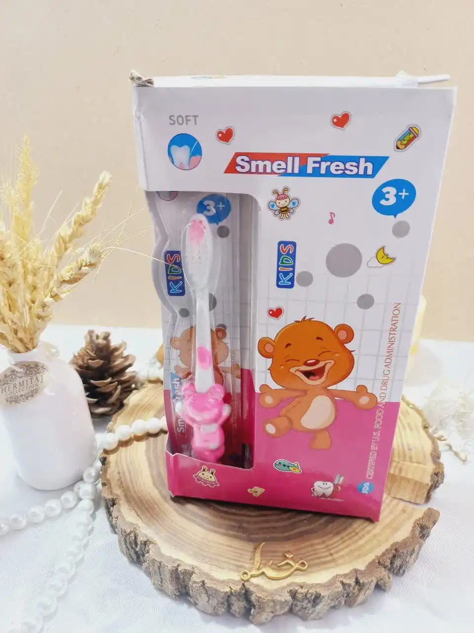 مسواک بچگانه طرح خرس Smell fresh کد 111