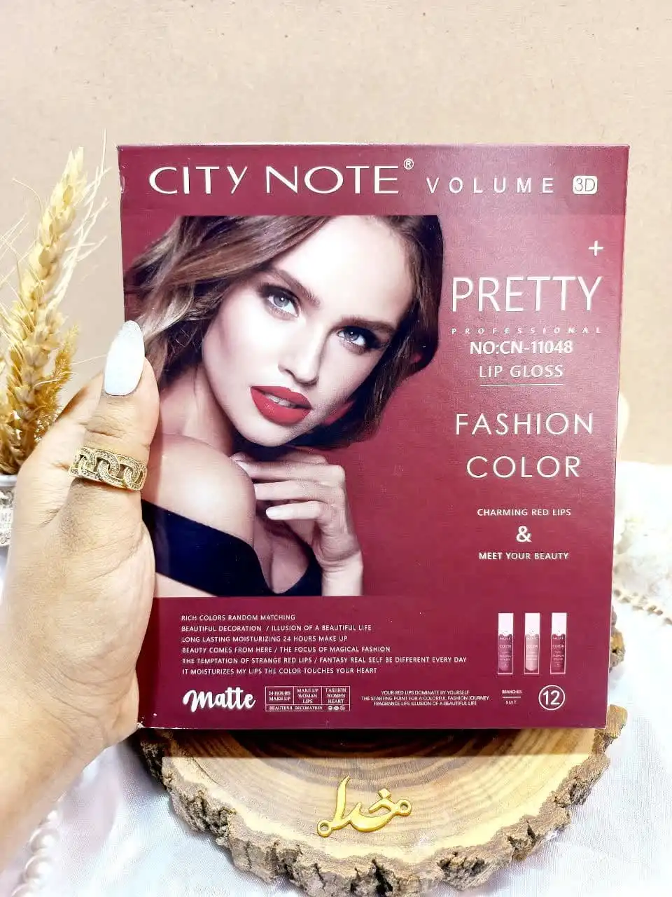 پک رژ مایع دوازده رنگ سیتی نوت City Note کد CN11048